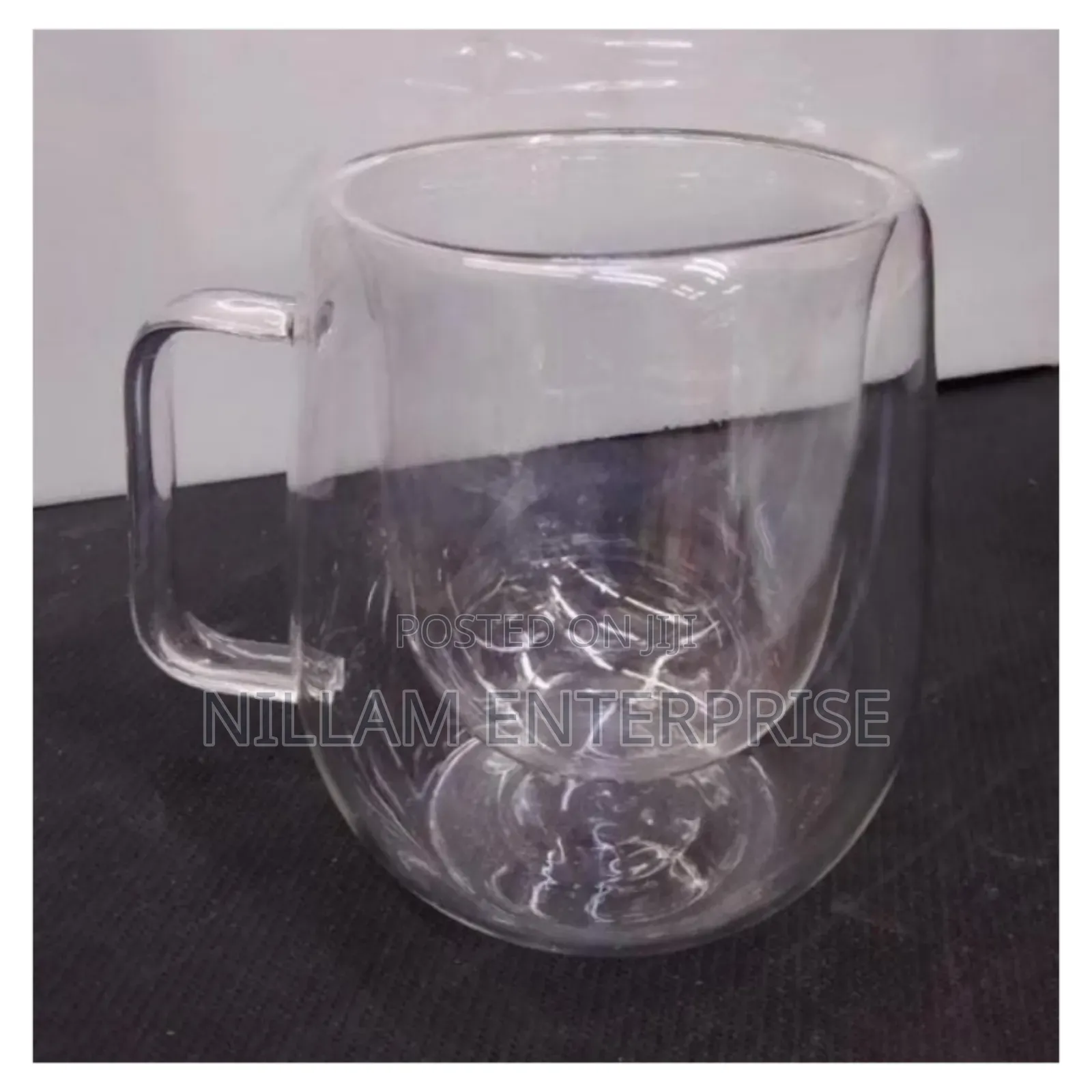 Transparent Double Wall Mug Heat-Resistant*