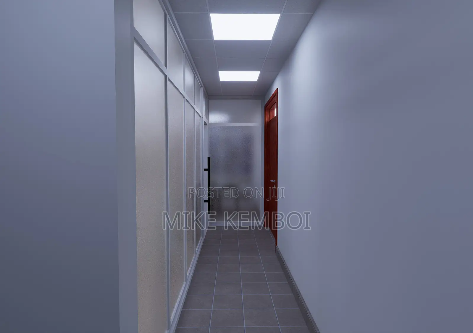 Corporate Office Plan and Renders