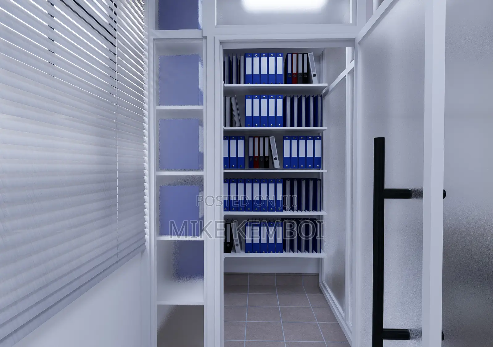 Corporate Office Plan and Renders