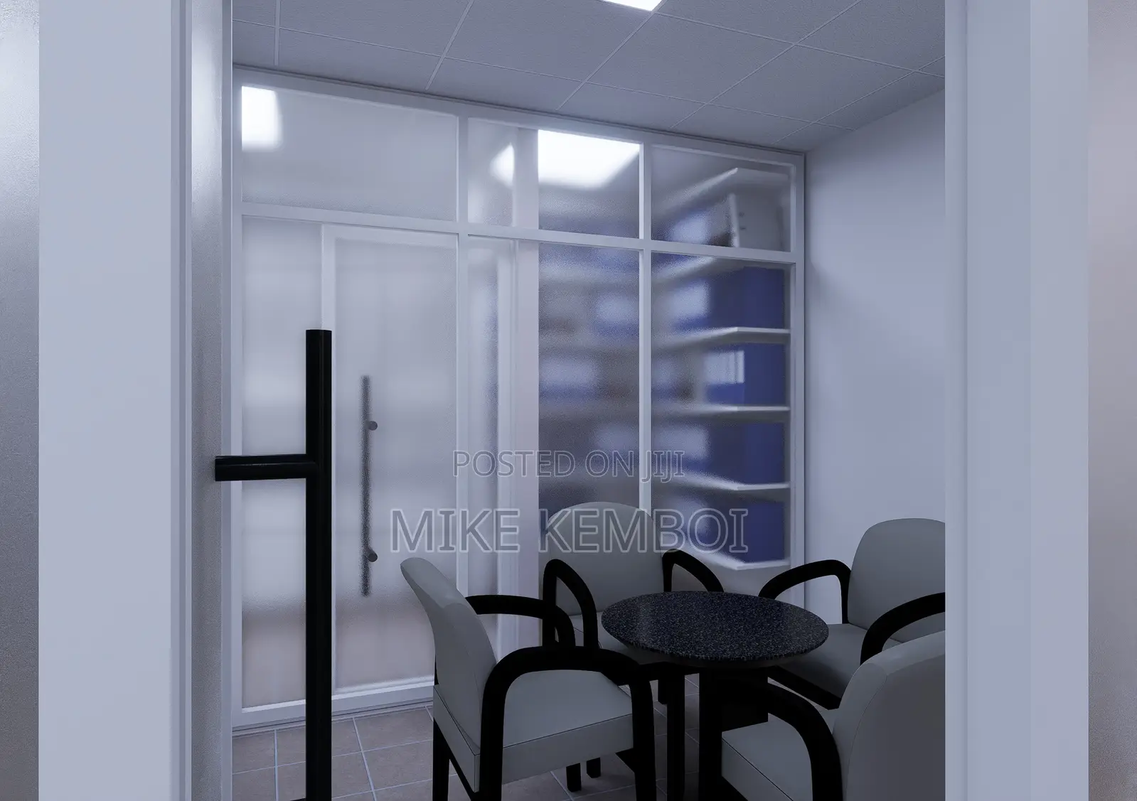 Corporate Office Plan and Renders
