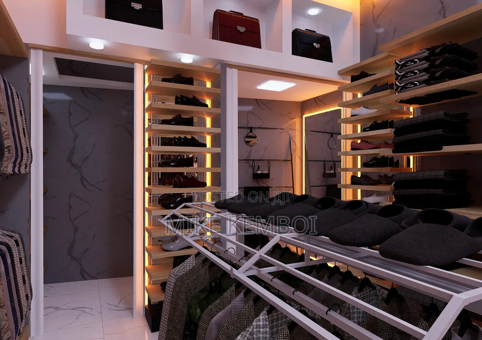 Unique Boutique Design - Floor Plan And Renders
