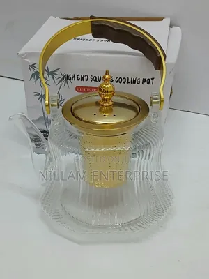 Heat Resistant Glass Teapot With Strainer Infuser*