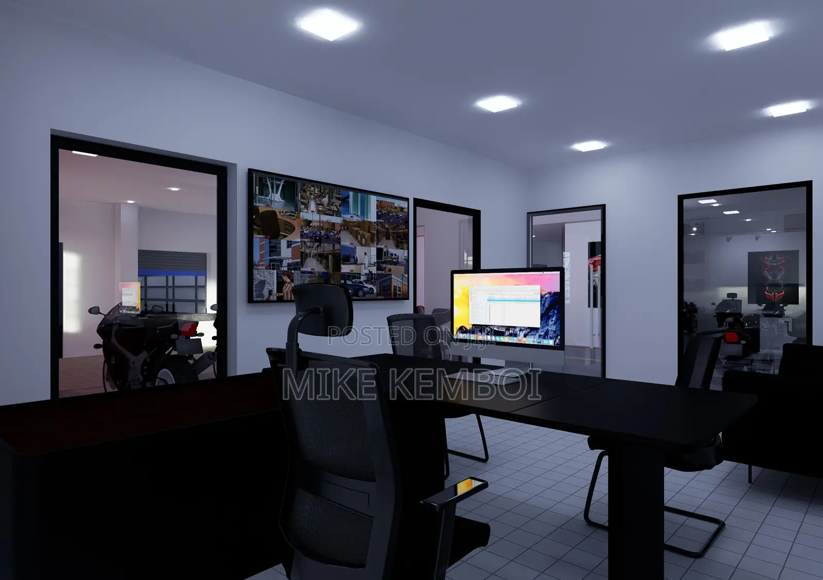 Workshop Space Plan and Renders