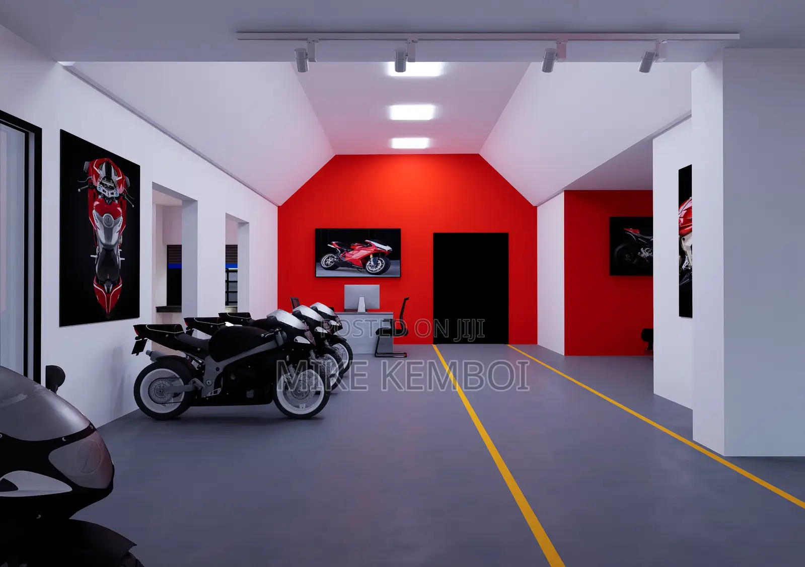 Workshop Space Plan and Renders