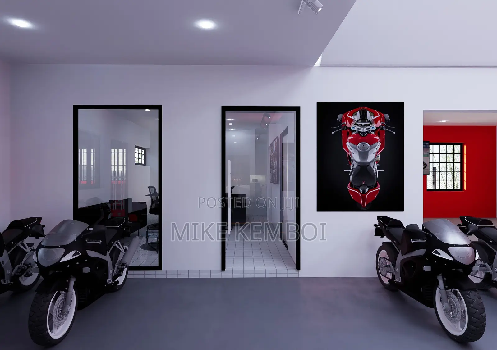 Workshop Space Plan and Renders