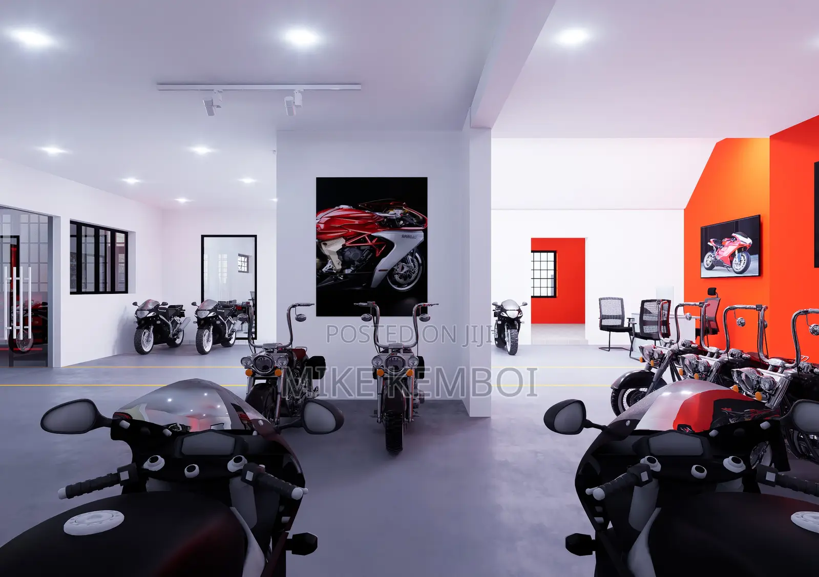 Workshop Space Plan and Renders