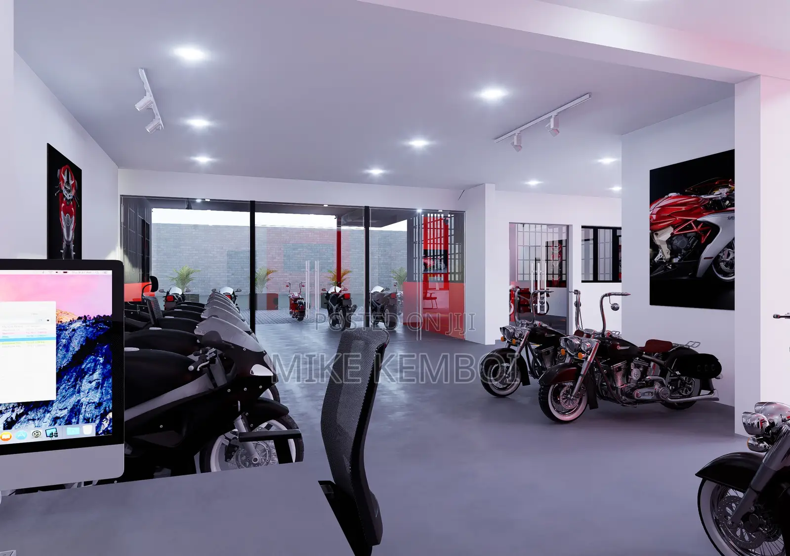 Workshop Space Plan and Renders