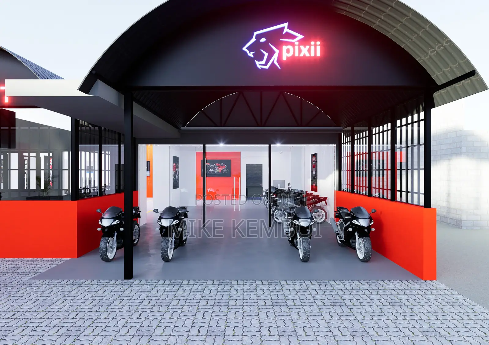 Workshop Space Plan and Renders