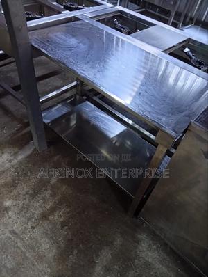 Premium Working Table, 4 Feets Stainless Steel Working Table, 4*2*4fts - thumbnail 2