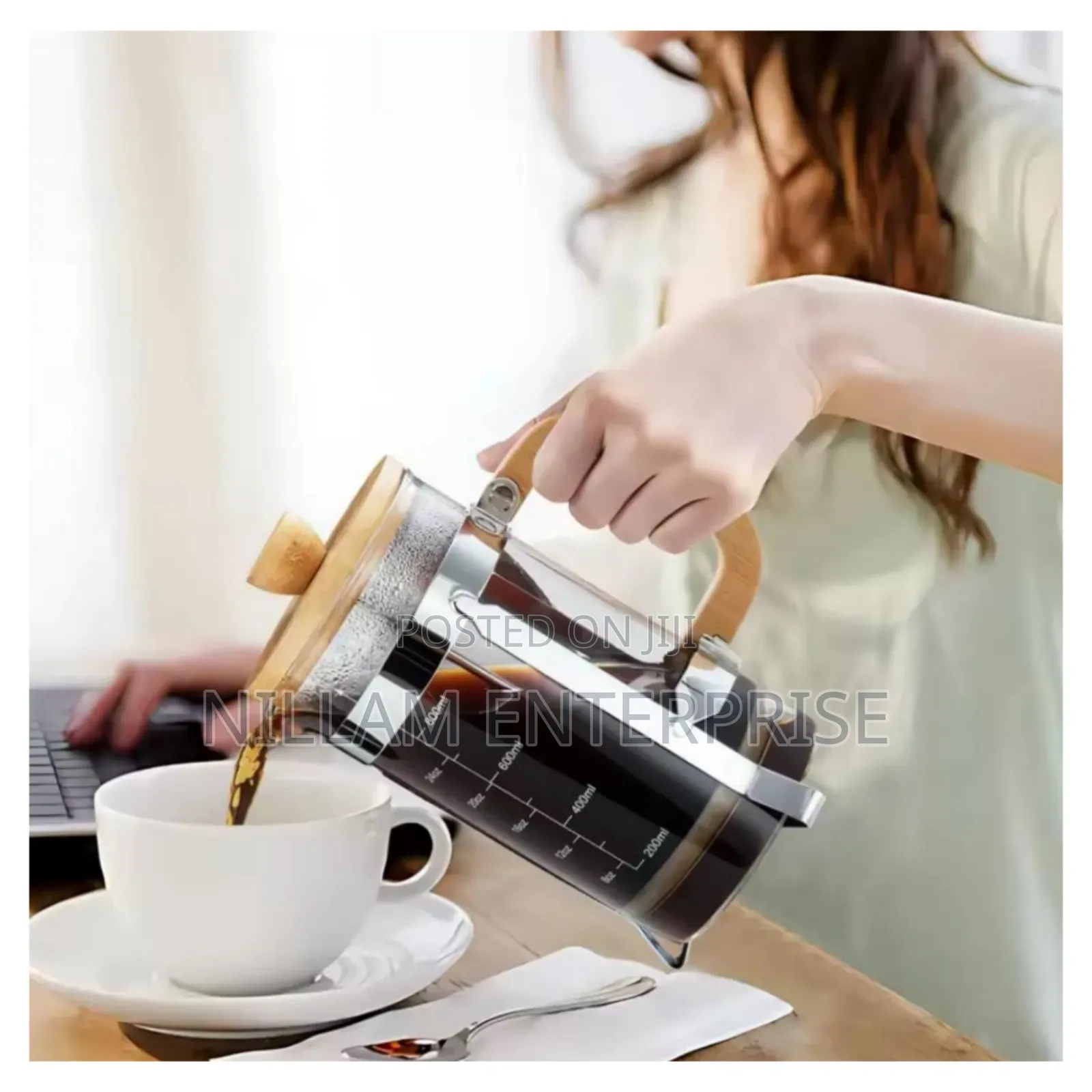 French Press Coffee Maker 800ml