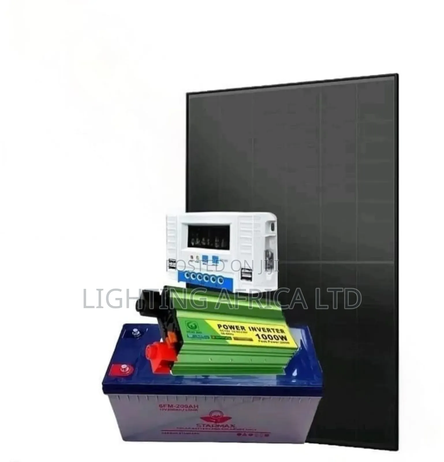 600 Watts Nyumbani Full Kit - 1000w Inverter - 200ah - 50a Controller