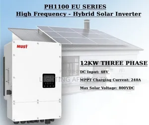 12 Kw Three Phase 48v - 240a High Frequency Hybrid Solar Inverter