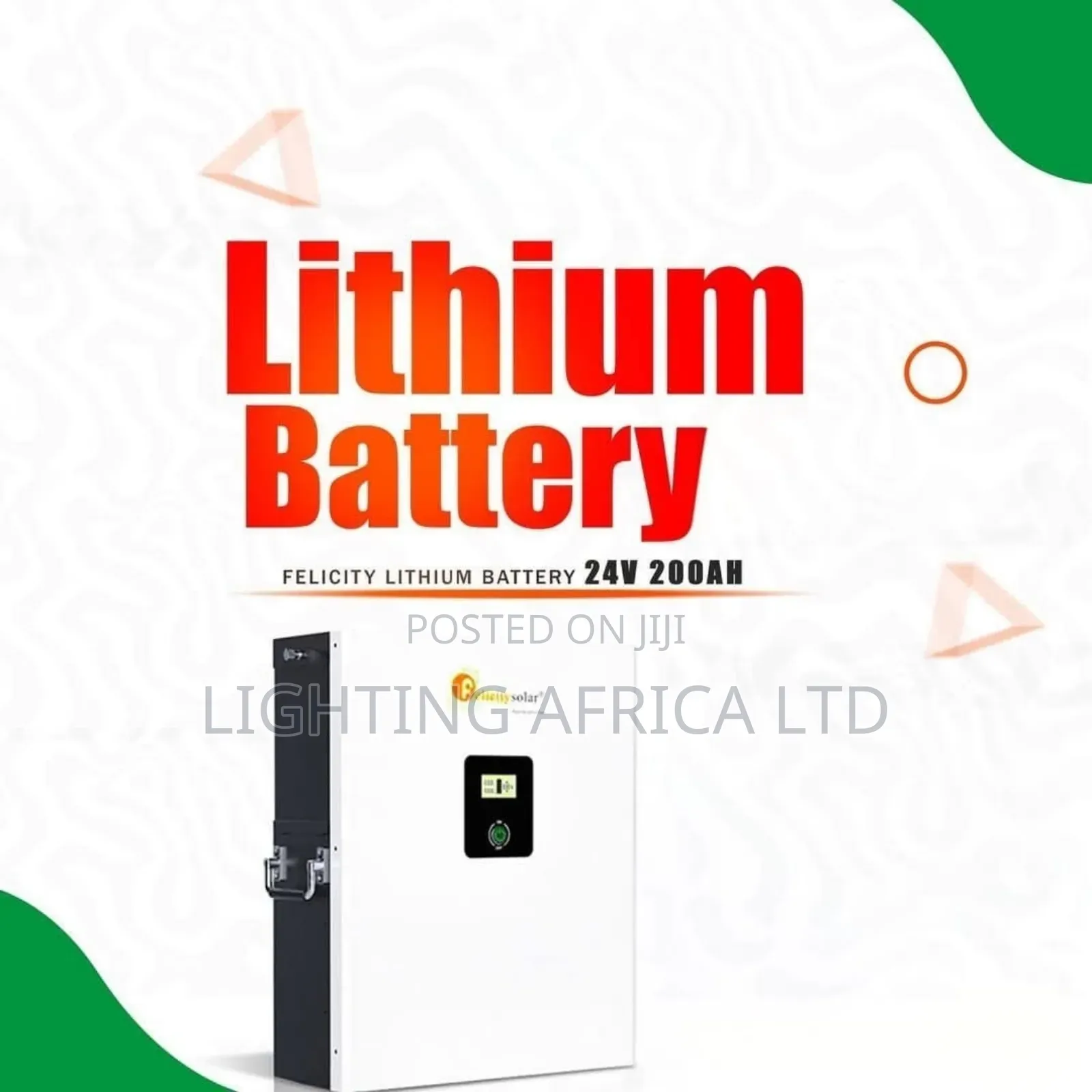 200ah - 24v (5.12kwh)Lithium Ion Solar Battery 6000 Cycle