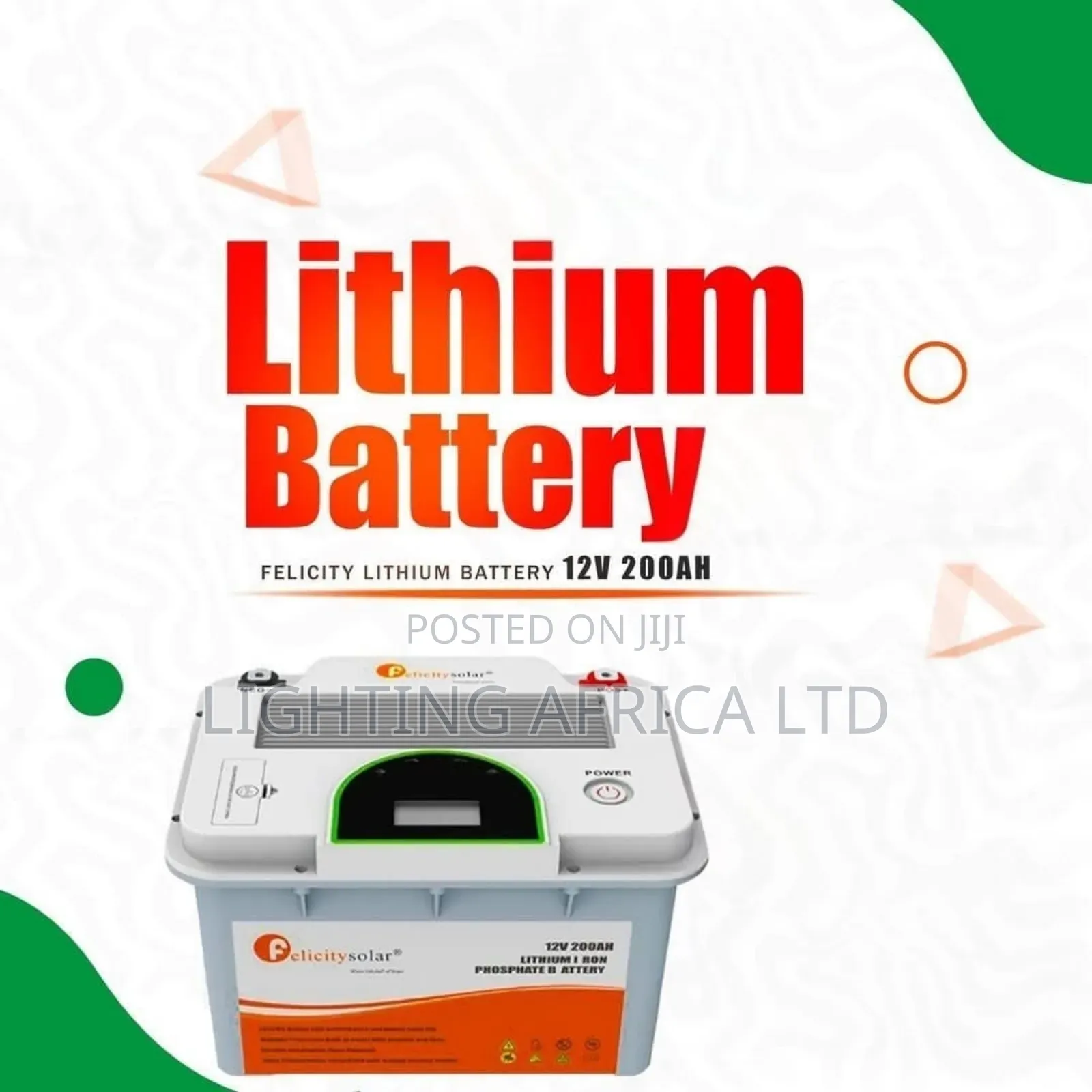 200ah - 12v Lithium Ion Solar Battery 6000 Cycle