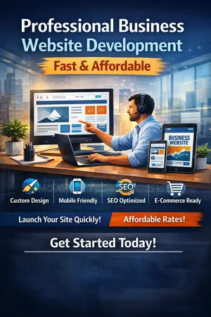 Professional Business Website Development – Fast Affordable