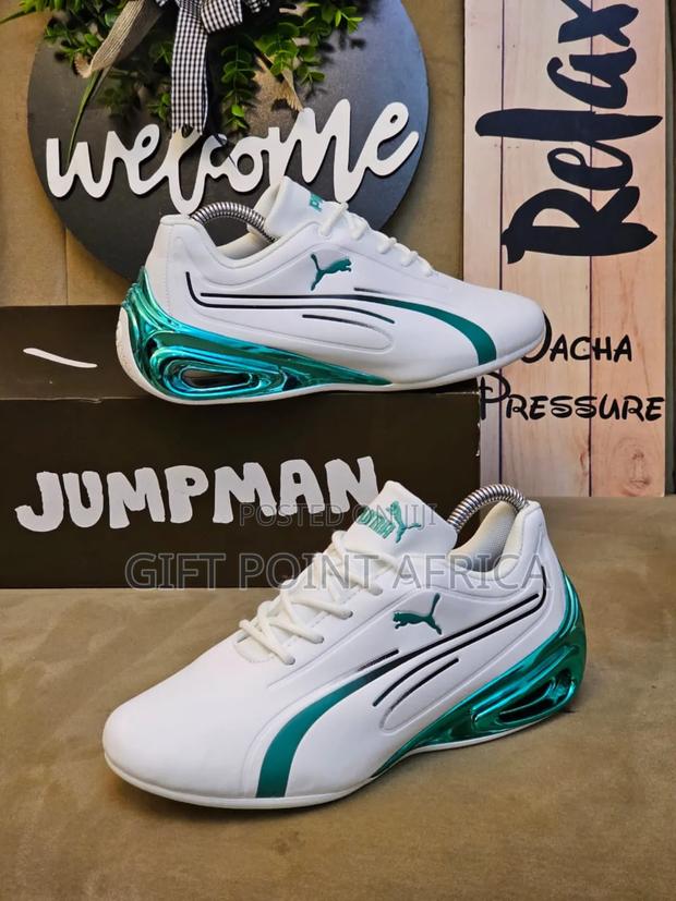 Black Puma Super Gt Sneakers With Silver Accents. - thumbnail 2