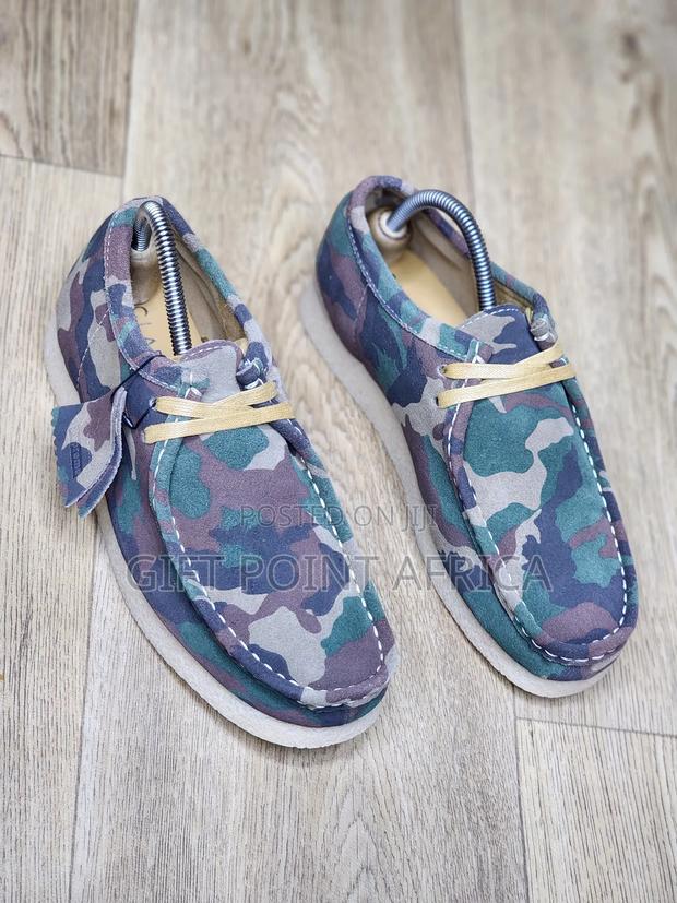 Leather  Clarks Originals Wallabee  Multi-color Camouflage Textile. - thumbnail 4