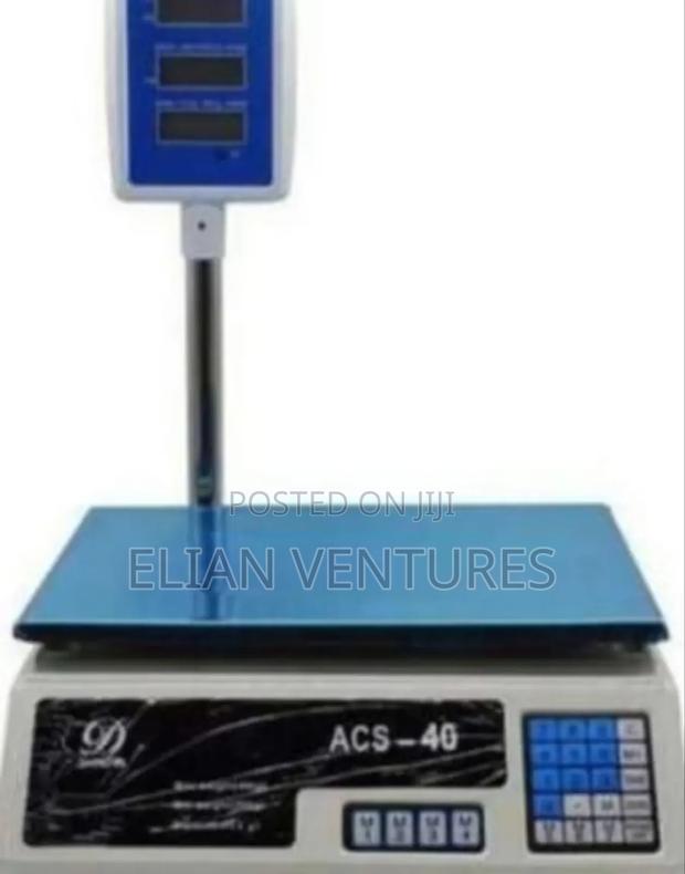 Digital Weighing Scale Machine With Pole - main view