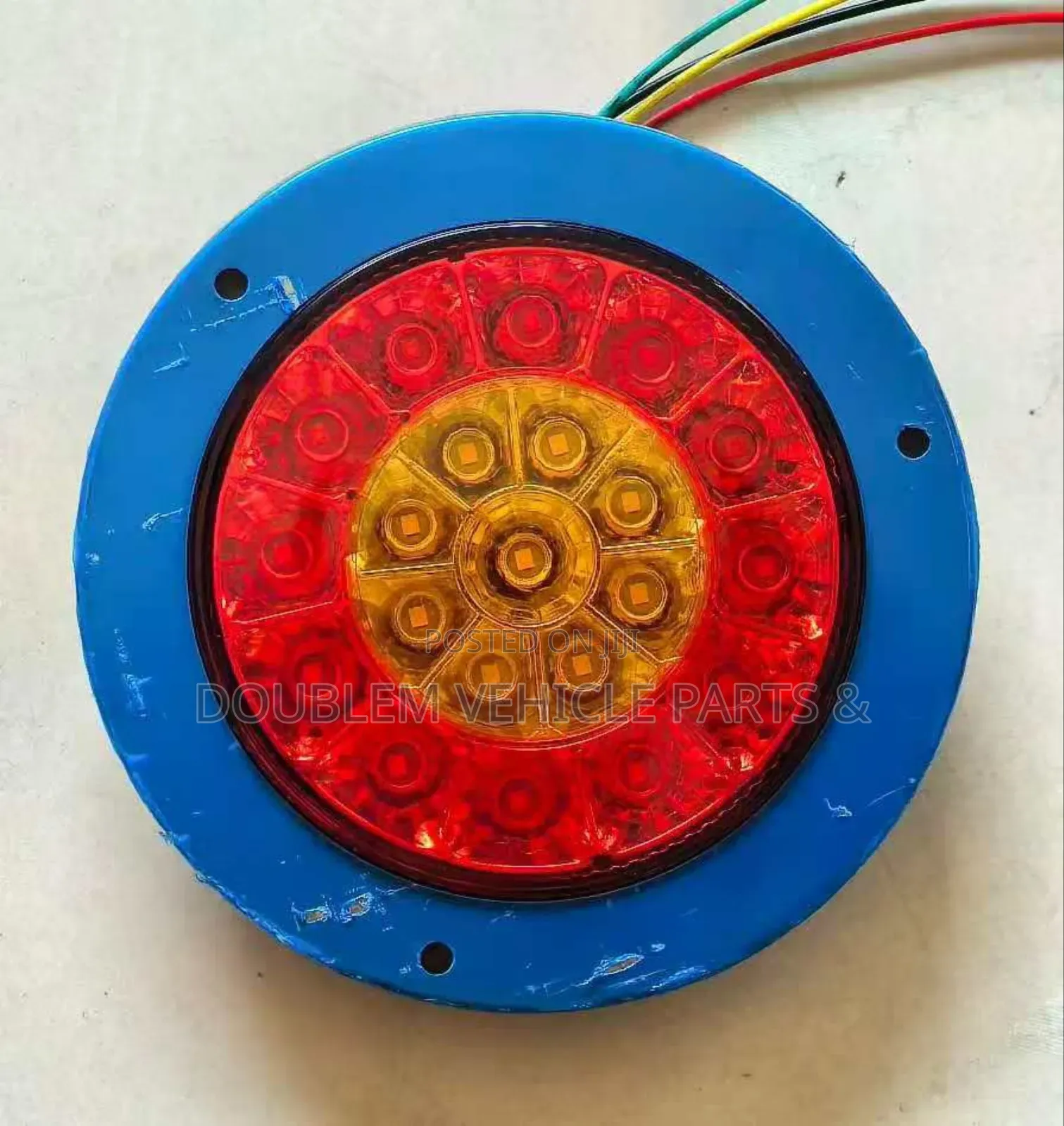 Universal Tail Lamp/Brake /Reverse/Indicator Led Lights Round 24v Bus