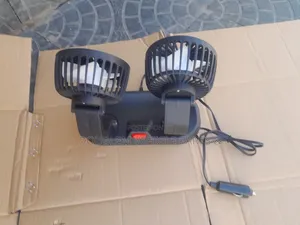 Double Headed Vehicle Fan Universal Both 12v,24v High Quality