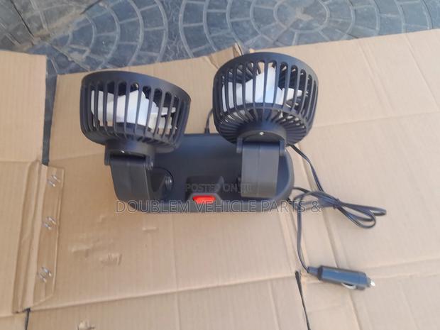 Double Headed Vehicle Fan Universal Both 12v,24v High Quality - main view