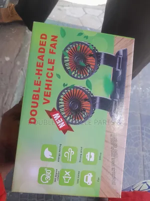 Double Headed Vehicle Fan Universal Both 12v,24v High Quality