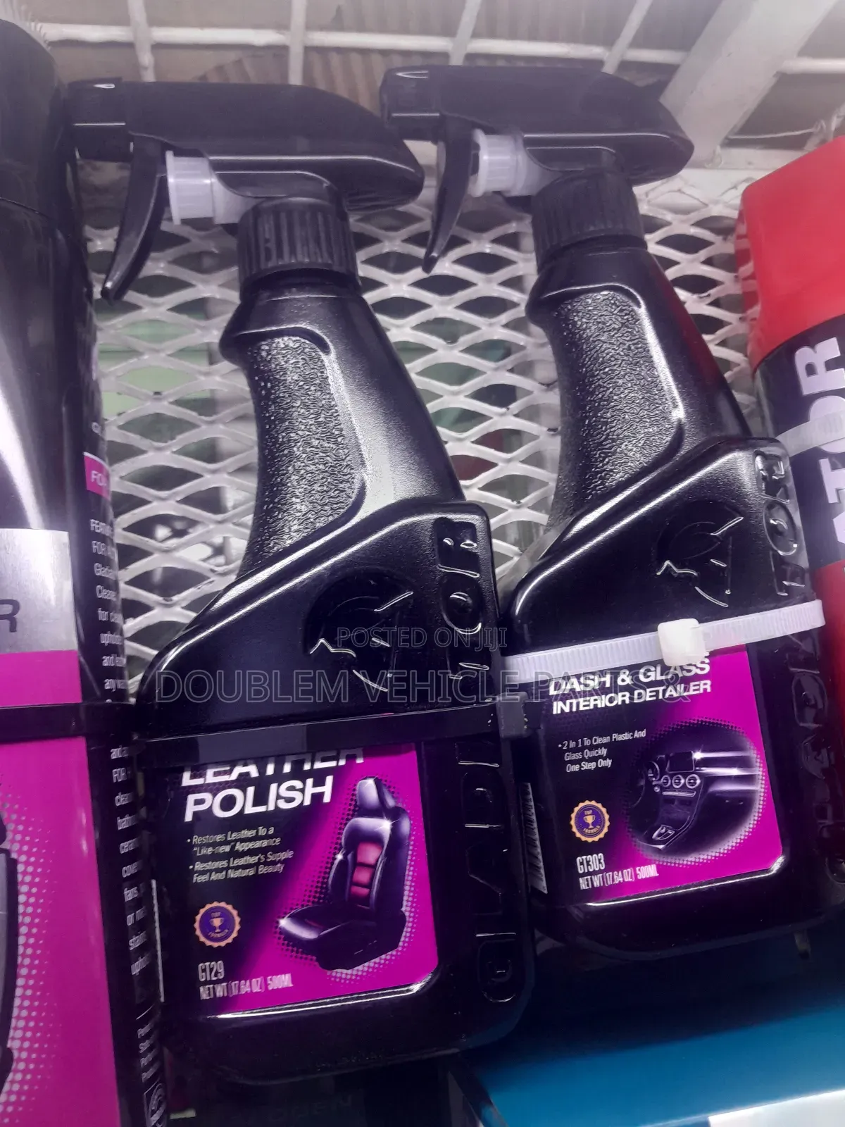 Leather Polish,Dash And Glass Interior Detailer/Cleaner Gladiator