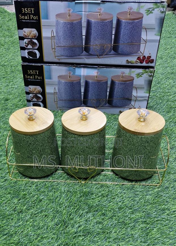 3pcs Seasoning Set Condiment Jars Set for Storage. - thumbnail 2