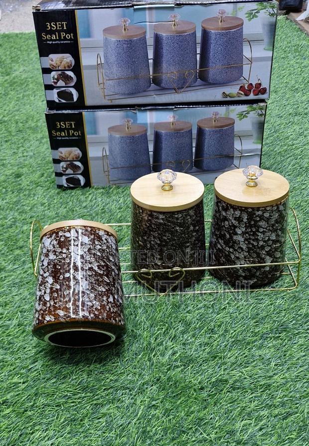 3pcs Seasoning Set Condiment Jars Set for Storage. - main view