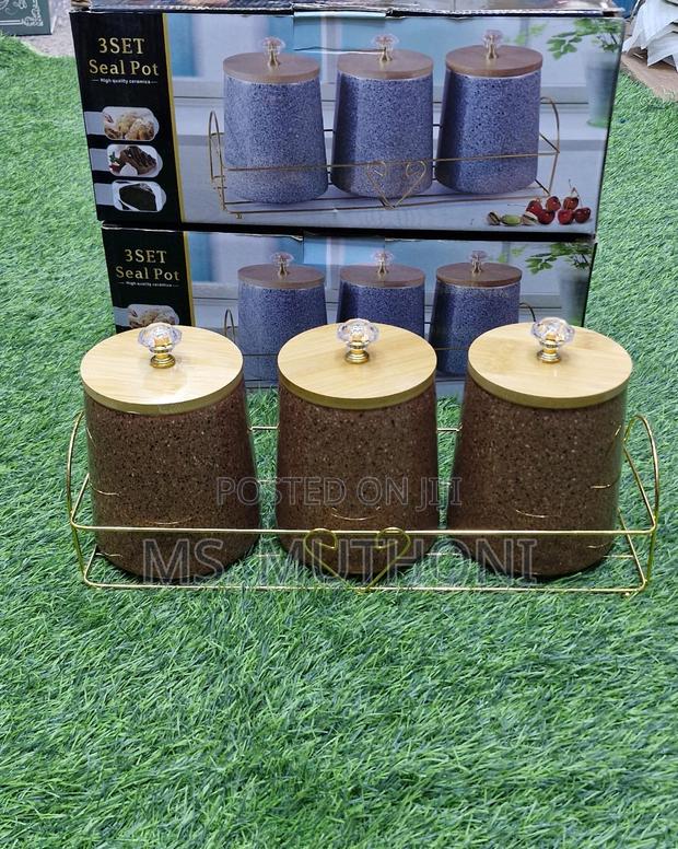 3pcs Seasoning Set Condiment Jars Set for Storage. - thumbnail 3