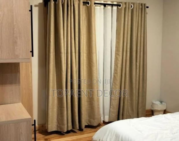 Brown Top Quality Fabric For Elegant Window Curtains - main view