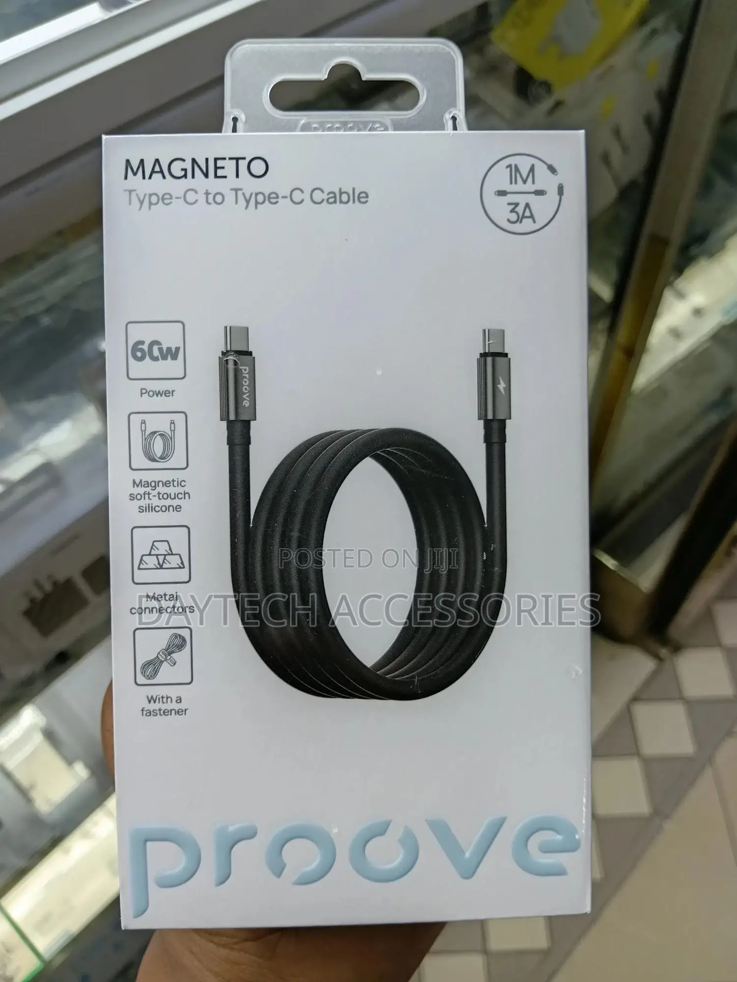 This Is a Proove Magneto Type-C to Type-C Cable.