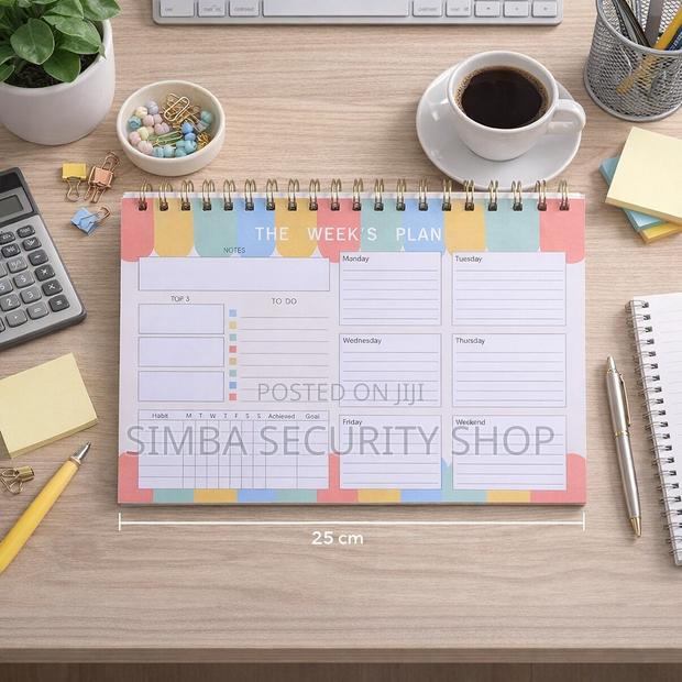 B5 Week Planner Organizer 52 Weeks To Do List Pad Habit Tracker Agenda