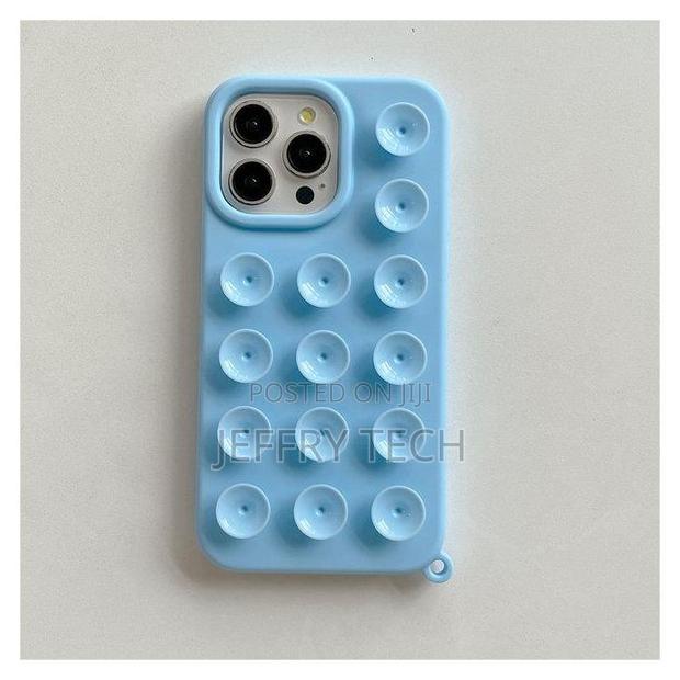 Suction Cup Silicone Case for iPhone, 13 , 14,15 and 16 Pro Max - thumbnail 3