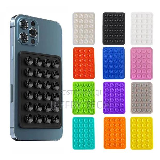 Silicone Suction Non-Slip Adhesive Mount Compatible With iPhone And - main view