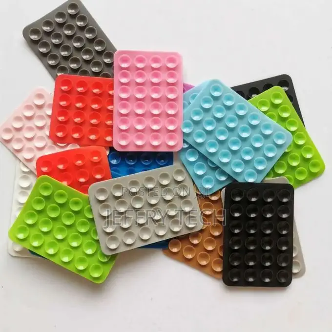 Silicone Suction Non-Slip Adhesive Mount Compatible With iPhone And