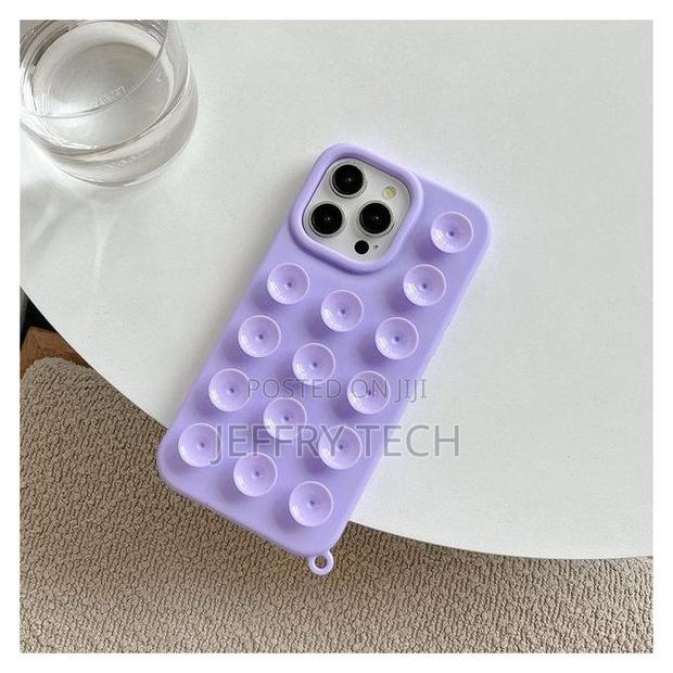 (Octobuddy) Soft Silicone Case for iPhone, 13 , 14,15 and 16 Pro Max - thumbnail 2