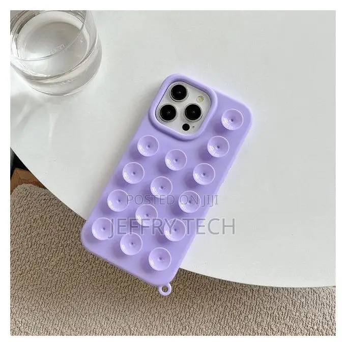 (Octobuddy) Soft Silicone Case for iPhone, 13 , 14,15 and 16 Pro Max