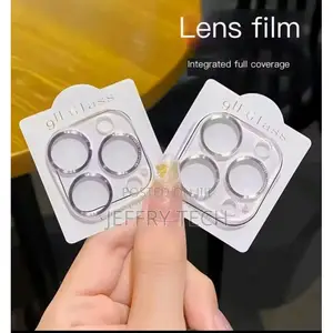 Quality Transparent Tempered Glass Camera Lens Protector for iPhone