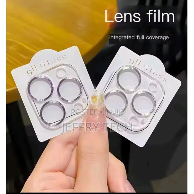 Quality Transparent Tempered Glass Camera Lens Protector for iPhone