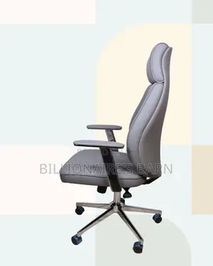 Executive Leather Chair — Posture Support, Premium Leather Finish