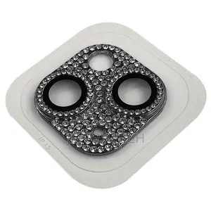 Sparkly Rhinestones Full Coverage Lens for iPhone 15and15plus, 14and14
