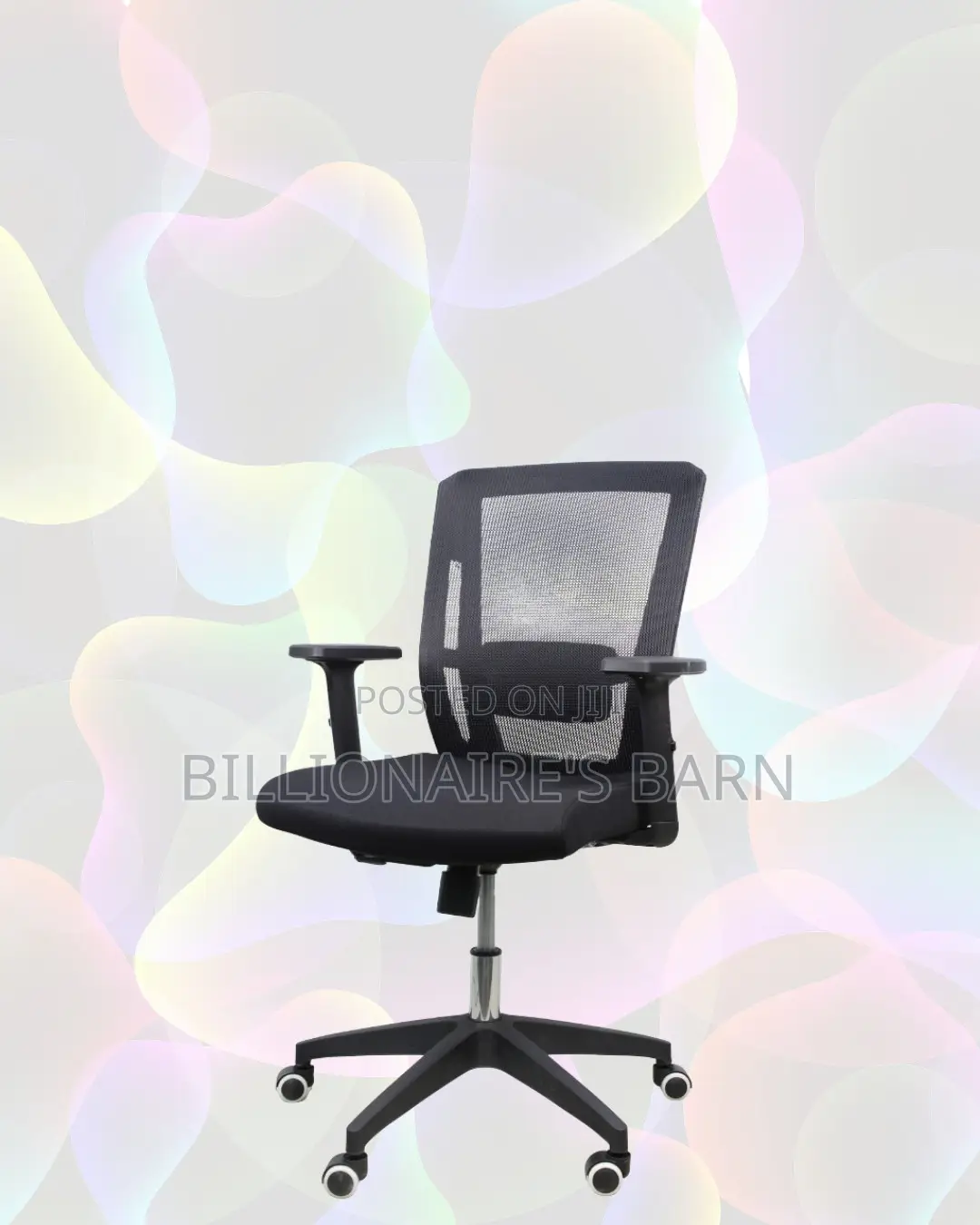 Barn Origin Office Chair Mid-Back Nylon Base • Smooth Movement