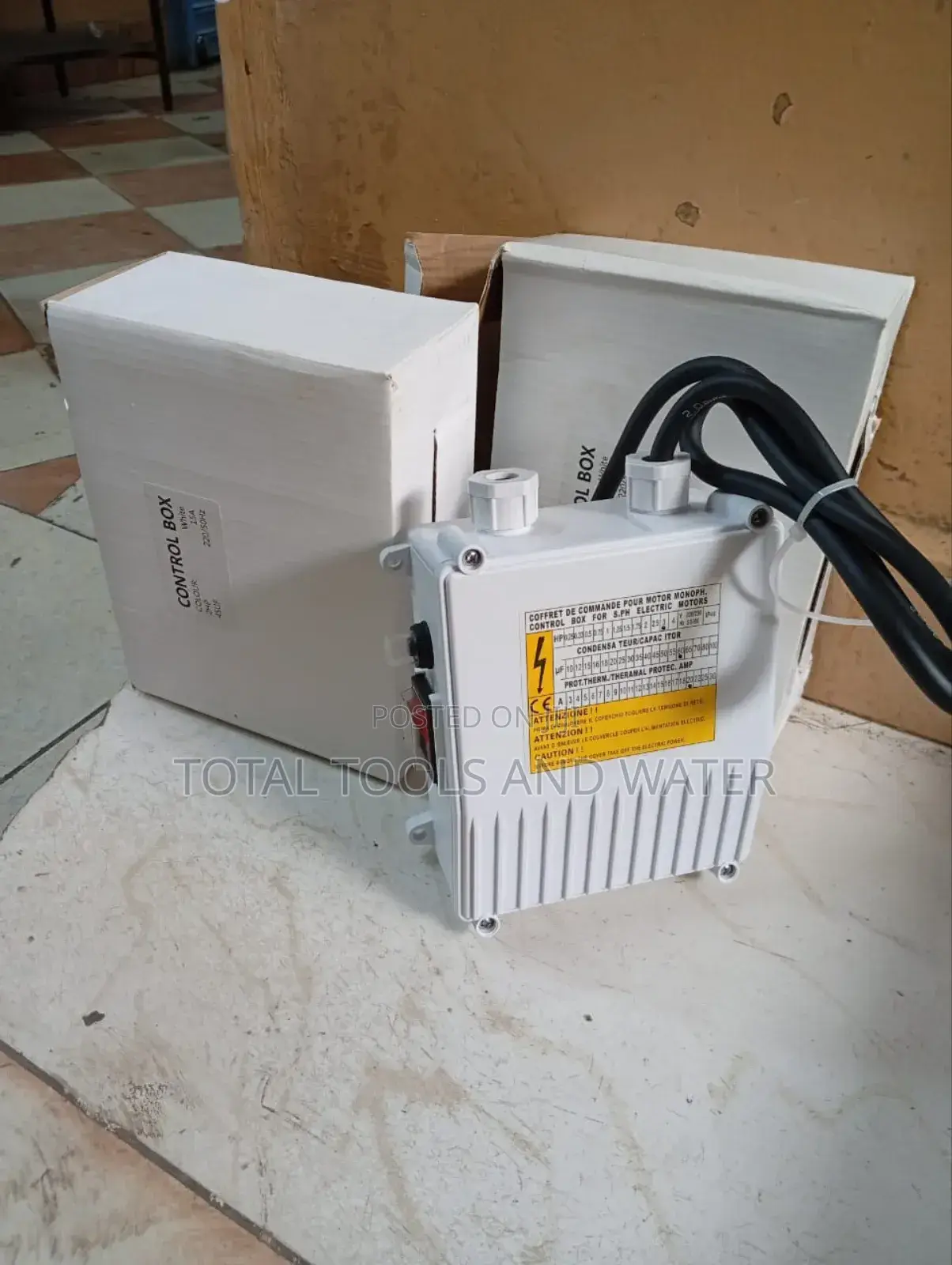 Safety Control Box 0.5 1 2 and 3 Hp for Submersible Water Pump