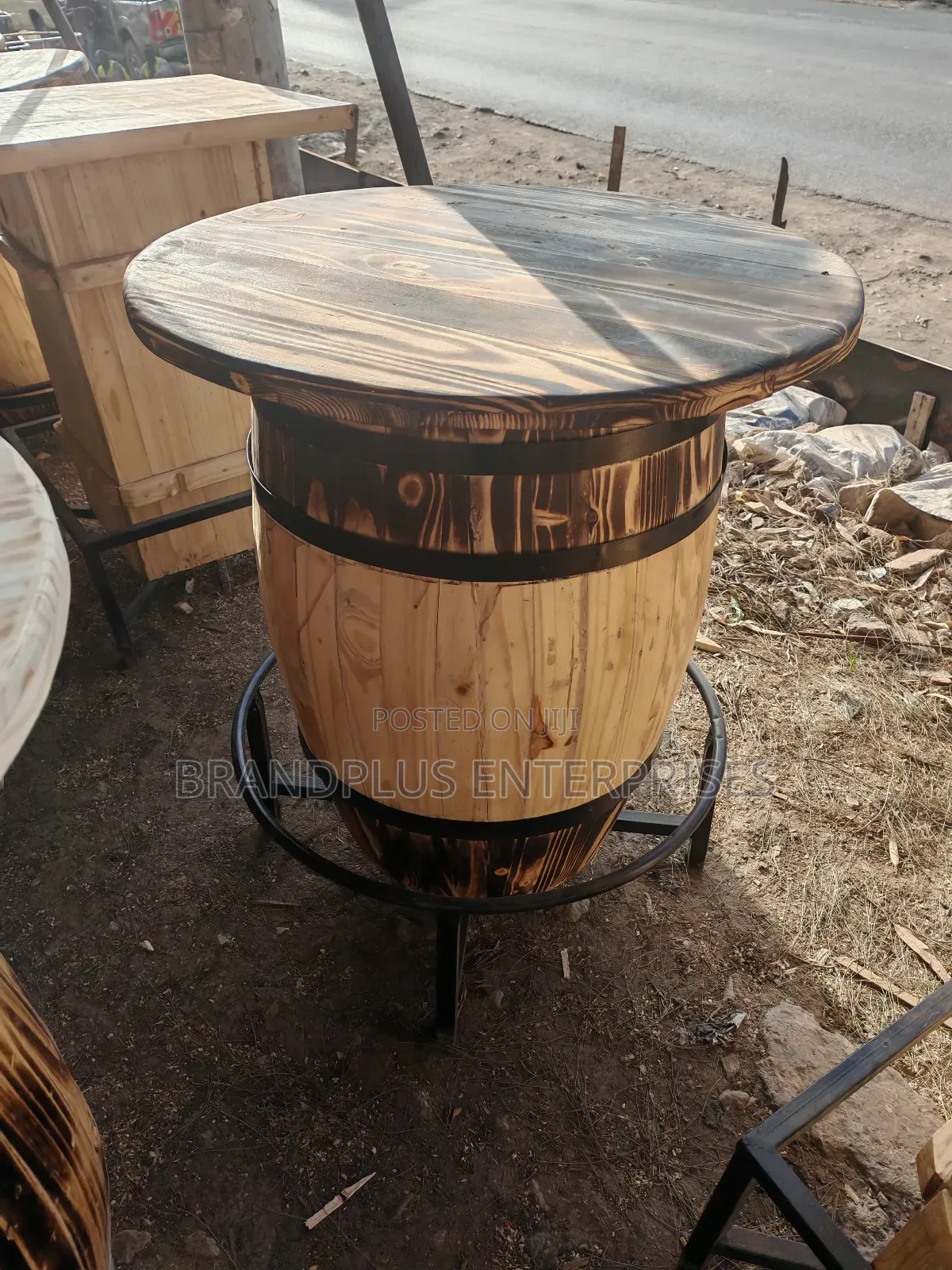 Brand New Club Barrel Table