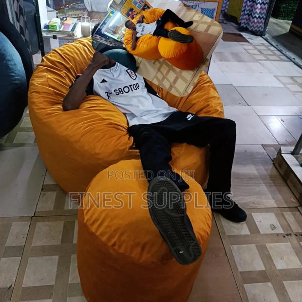 Bean Bags With Ottoman - main view