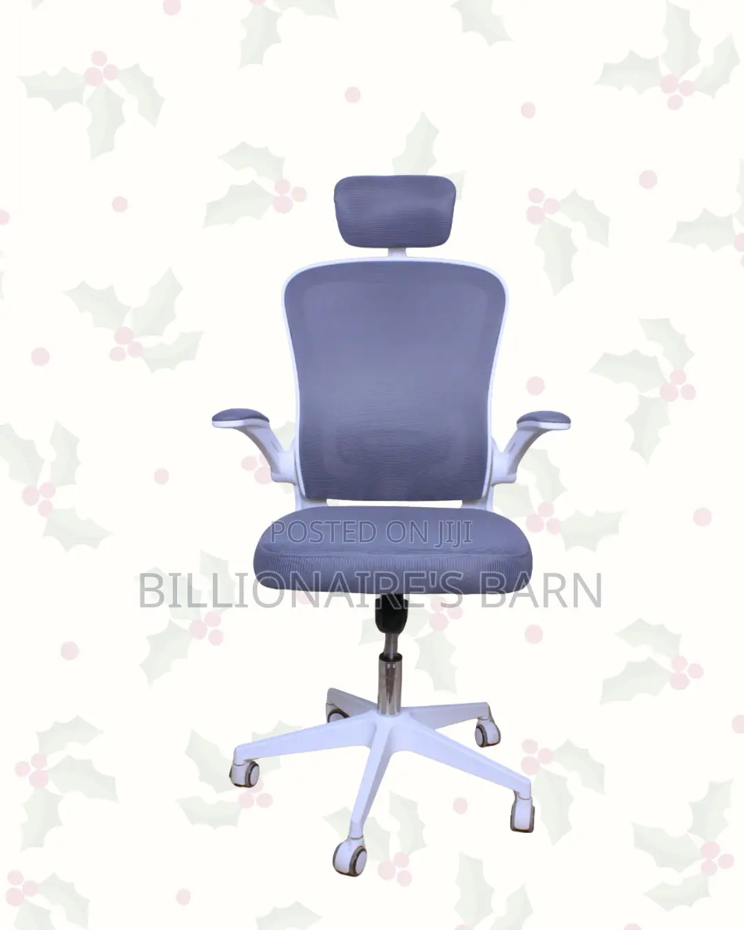 Flip-Up Arms Ergonomic Chair for Tight Spaces | Smooth Movement