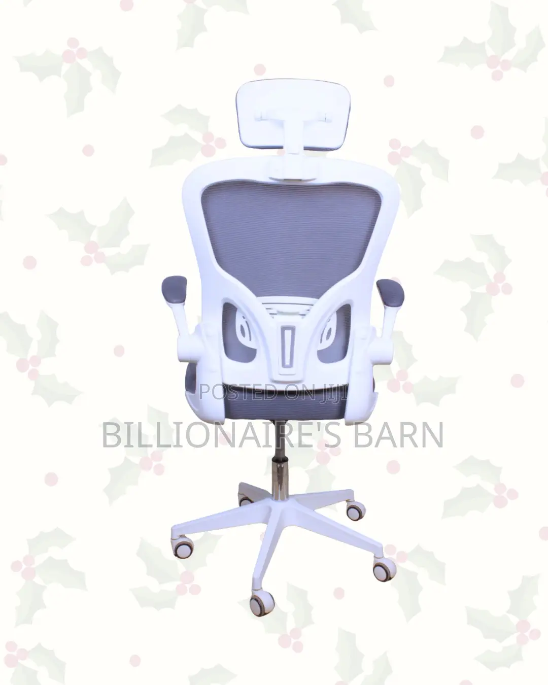 Flip-Up Arms Ergonomic Chair for Tight Spaces | Smooth Movement