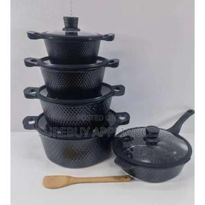 Premium Bosch 11pc Cookware Set – Silicone Lids, Durable Coating - thumbnail 2