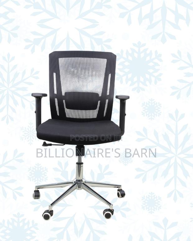 Barn Origin Mid-Back Office Chair • Stable Base, Strong Chrome Base - thumbnail 2